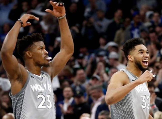  唐斯三分绝杀活塞，森林狼惊险保住前八席位